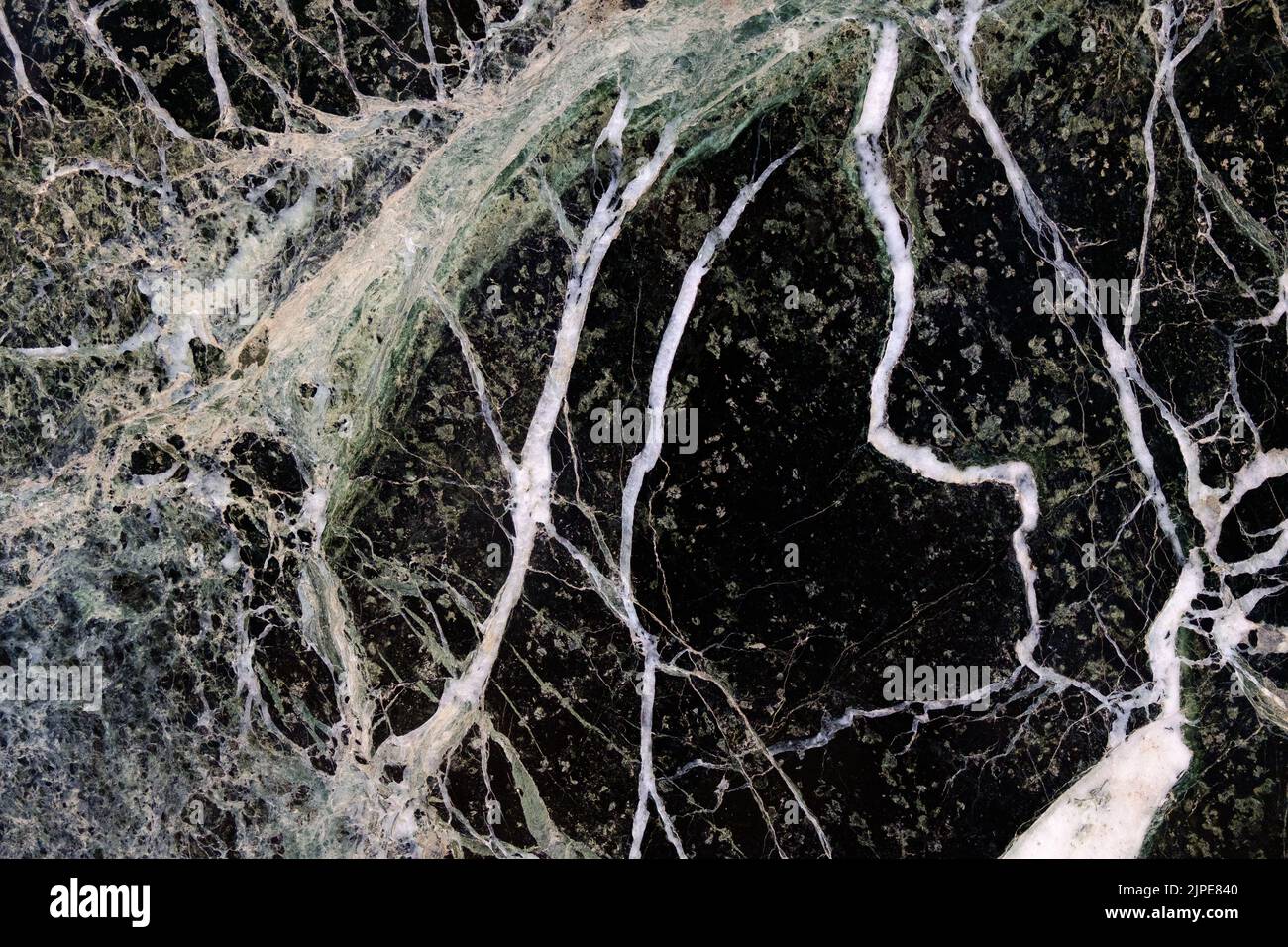 black marble with white veins Stock Photo Alamy