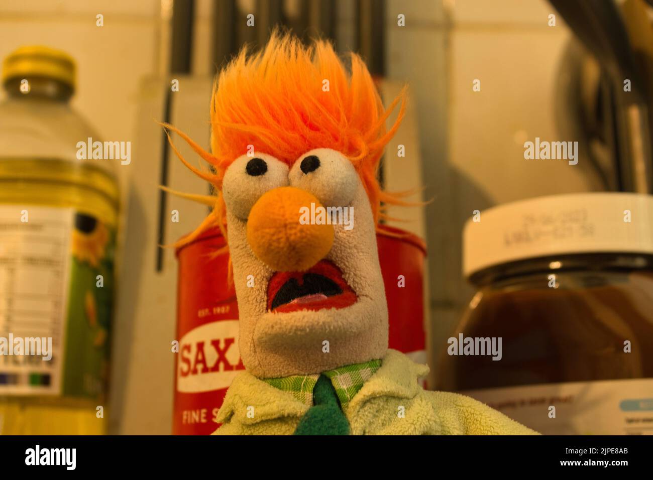 The Muppet Beaker Stock Photo