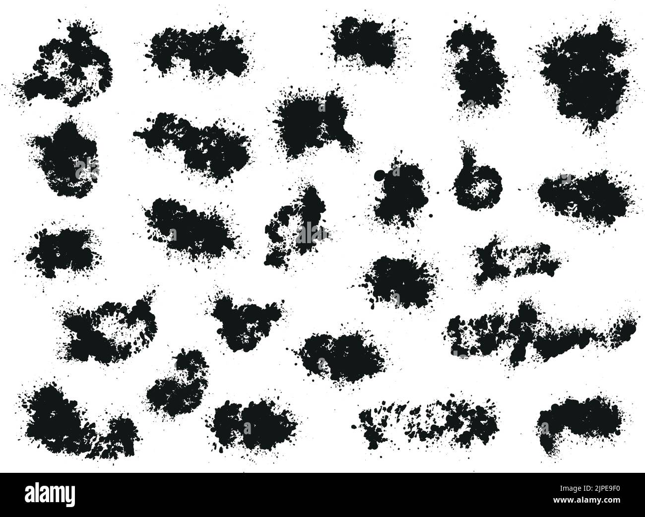 Black coffee splash isolated on Stock Vector Images - Alamy