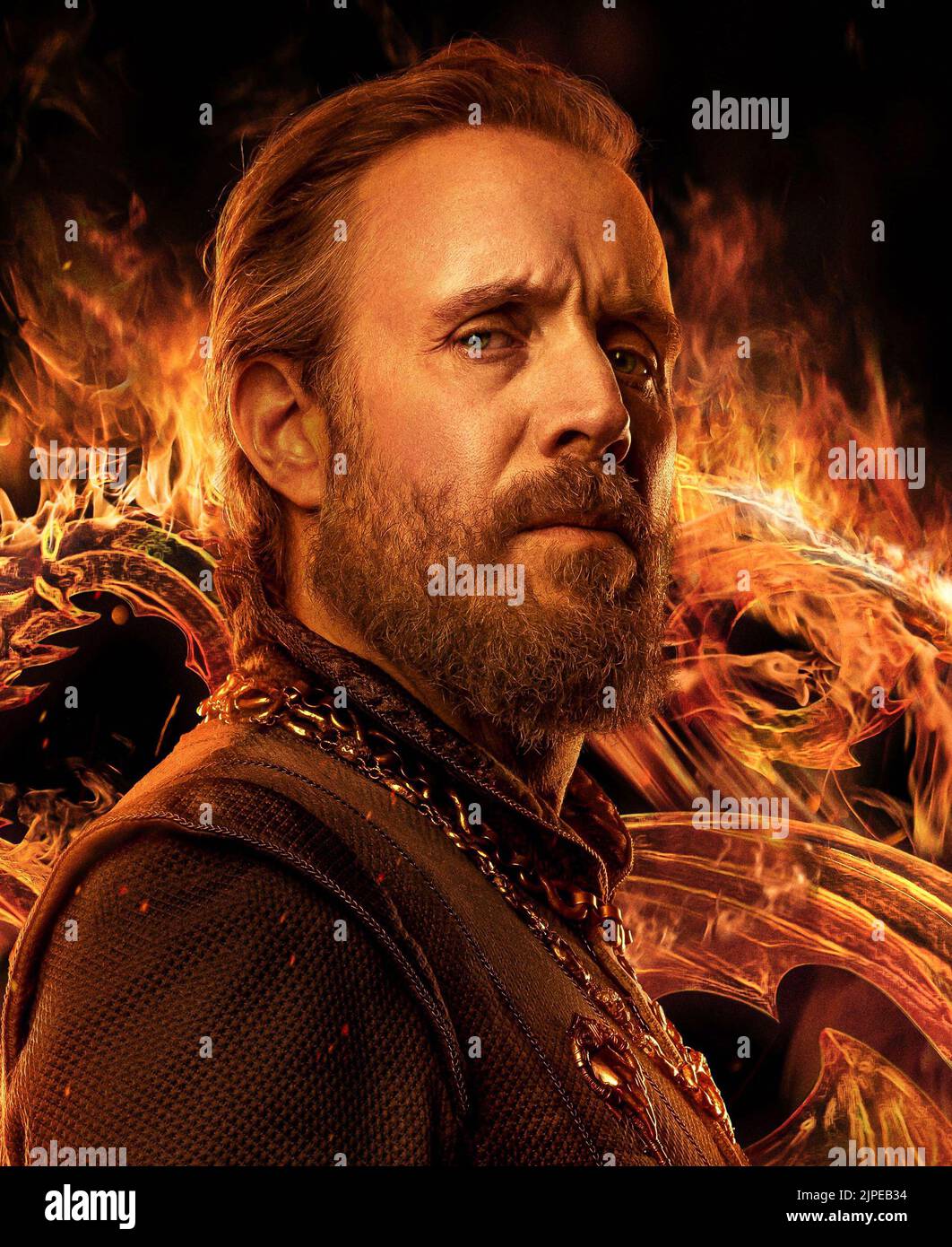 USA. Rhys Ifans in the (C)HBO new series: House of the Dragon (2022).  Plot: The story of the House Targaryen set 300 years before the events of Game of Thrones (2011).  Ref: LMK106-J8255-150822 Supplied by LMKMEDIA. Editorial Only. Landmark Media is not the copyright owner of these Film or TV stills but provides a service only for recognised Media outlets. pictures@lmkmedia.com Stock Photo