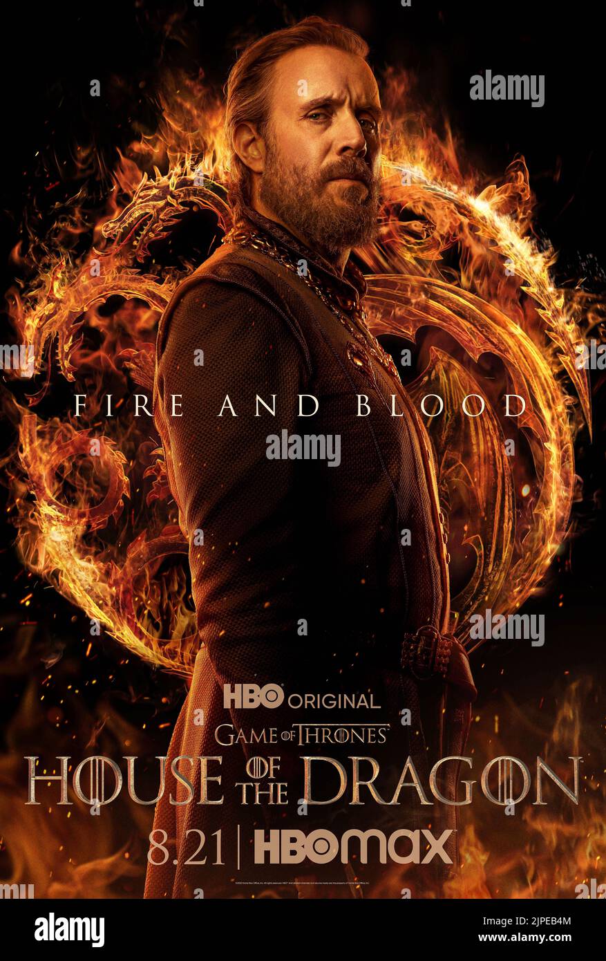 USA. Rhys Ifans in the (C)HBO new series: House of the Dragon (2022).  Plot: The story of the House Targaryen set 300 years before the events of Game of Thrones (2011).  Ref: LMK106-J8255-150822 Supplied by LMKMEDIA. Editorial Only. Landmark Media is not the copyright owner of these Film or TV stills but provides a service only for recognised Media outlets. pictures@lmkmedia.com Stock Photo