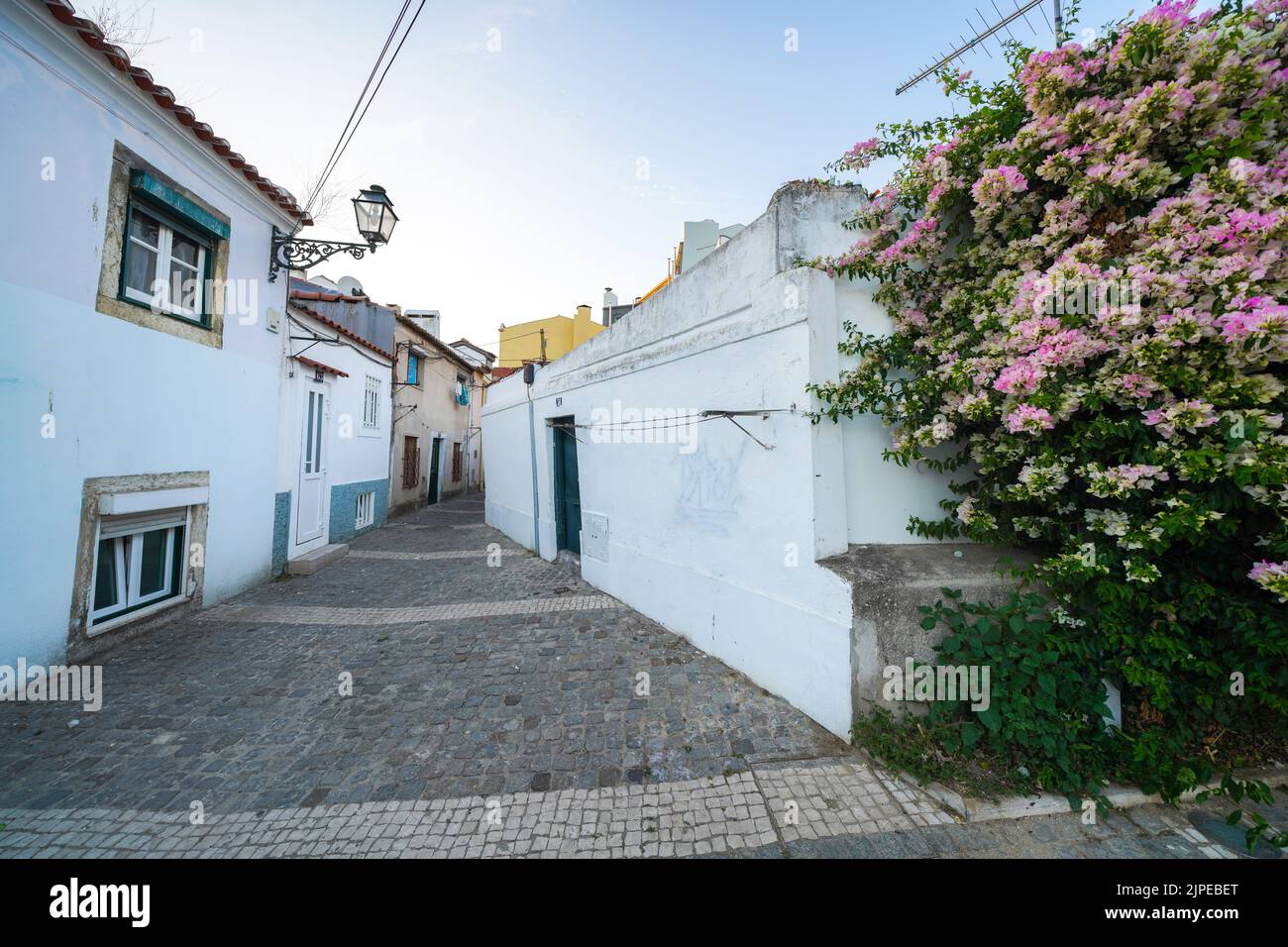 Lisbon, Portugal, street in the old part of town Stock Photo