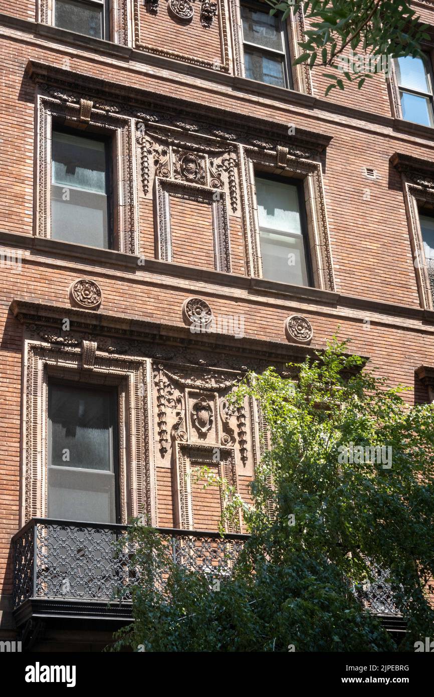 The Historic Robb House on Park Avenue, New York City, USA 2022 Stock