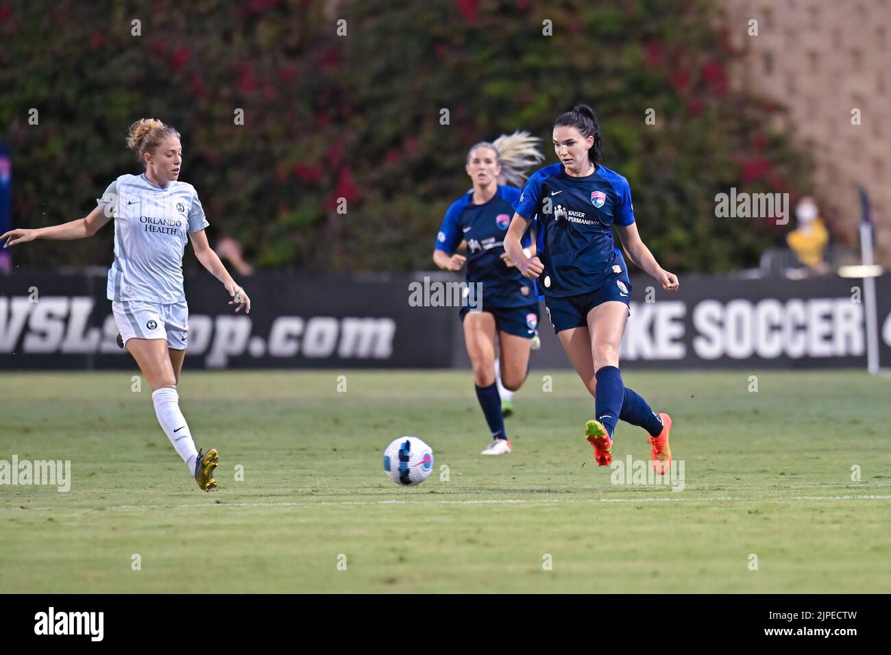 August 13, 2022:  San Diego Wave FC midfielder Taylor Kornieck (22) during a NWSL soccer match between the Orlando Pride and the San Diego Wave FC at Torero Stadium in San Diego, California.  Justin Fine/CSM/Sipa USA(Credit Image: © Justin Fine/Cal Sport Media/Sipa USA) Stock Photo
