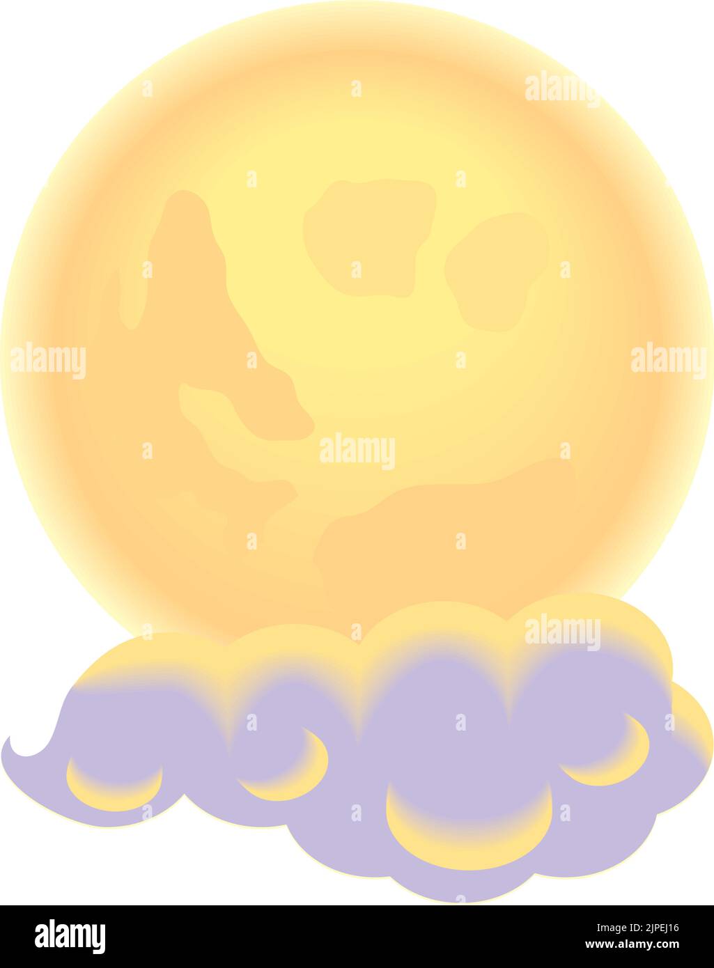 moon and clouds Stock Vector Image & Art - Alamy