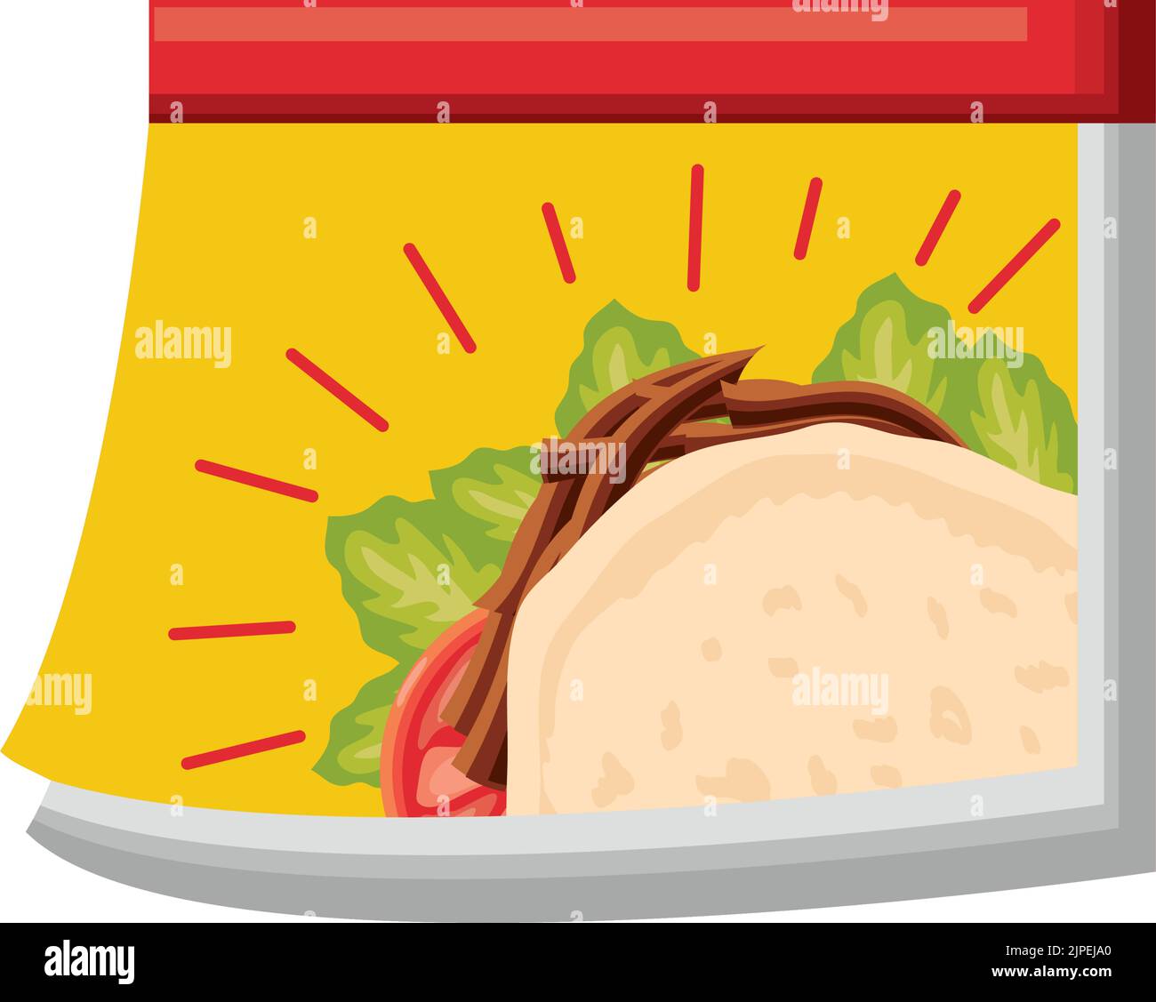 taco-day-calendar-stock-vector-image-art-alamy