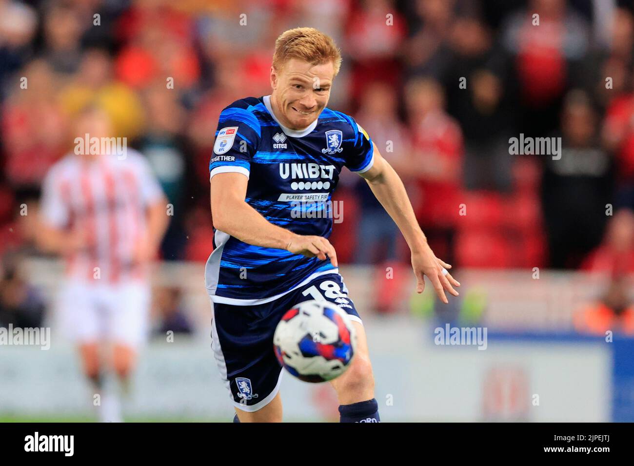 Duncan Watmore #18 of Middlesbrough runs with the ball Stock Photo