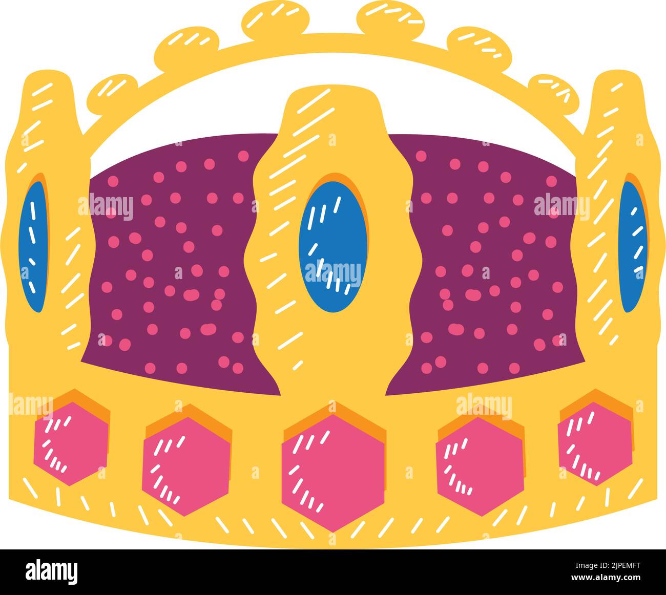 heraldic gold crown Stock Vector Image & Art - Alamy