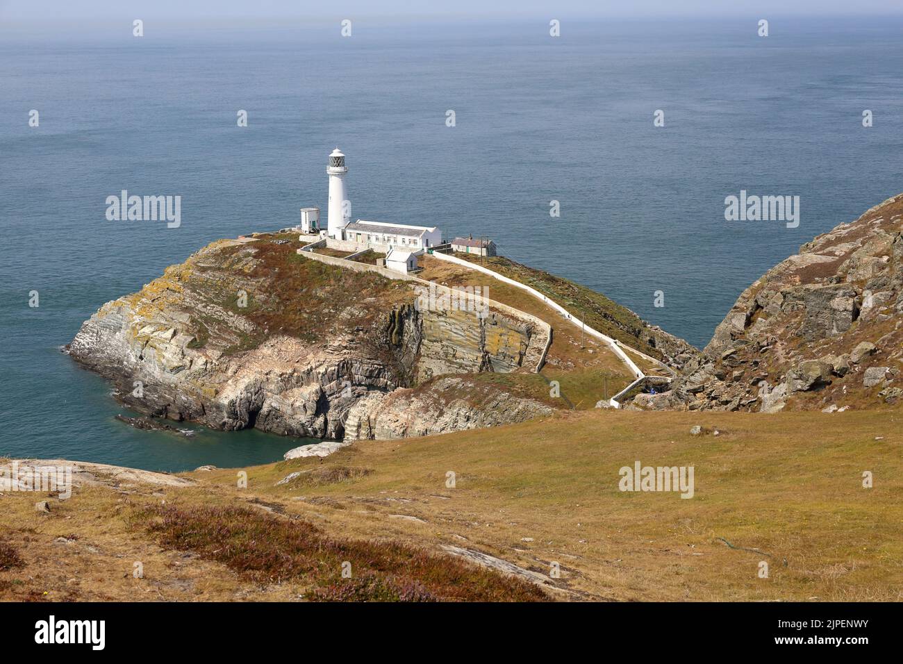 South Stack Lighthouse, Anglesea, Wales. Stock Photo