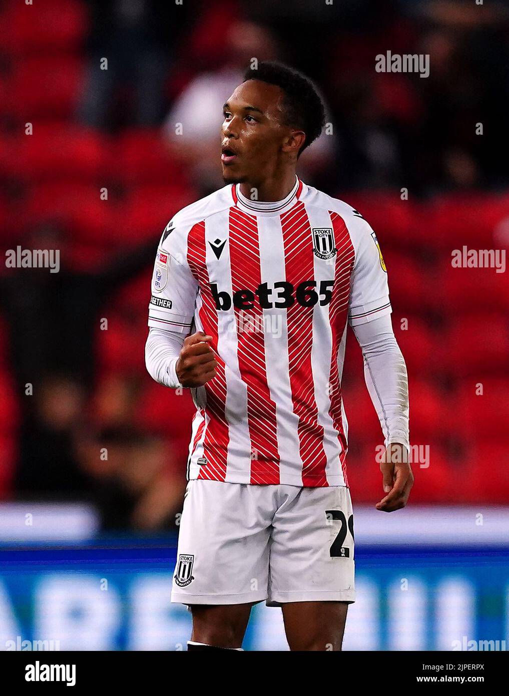 Stoke City's D'Margio WrightPhillips celebrates scoring their side's