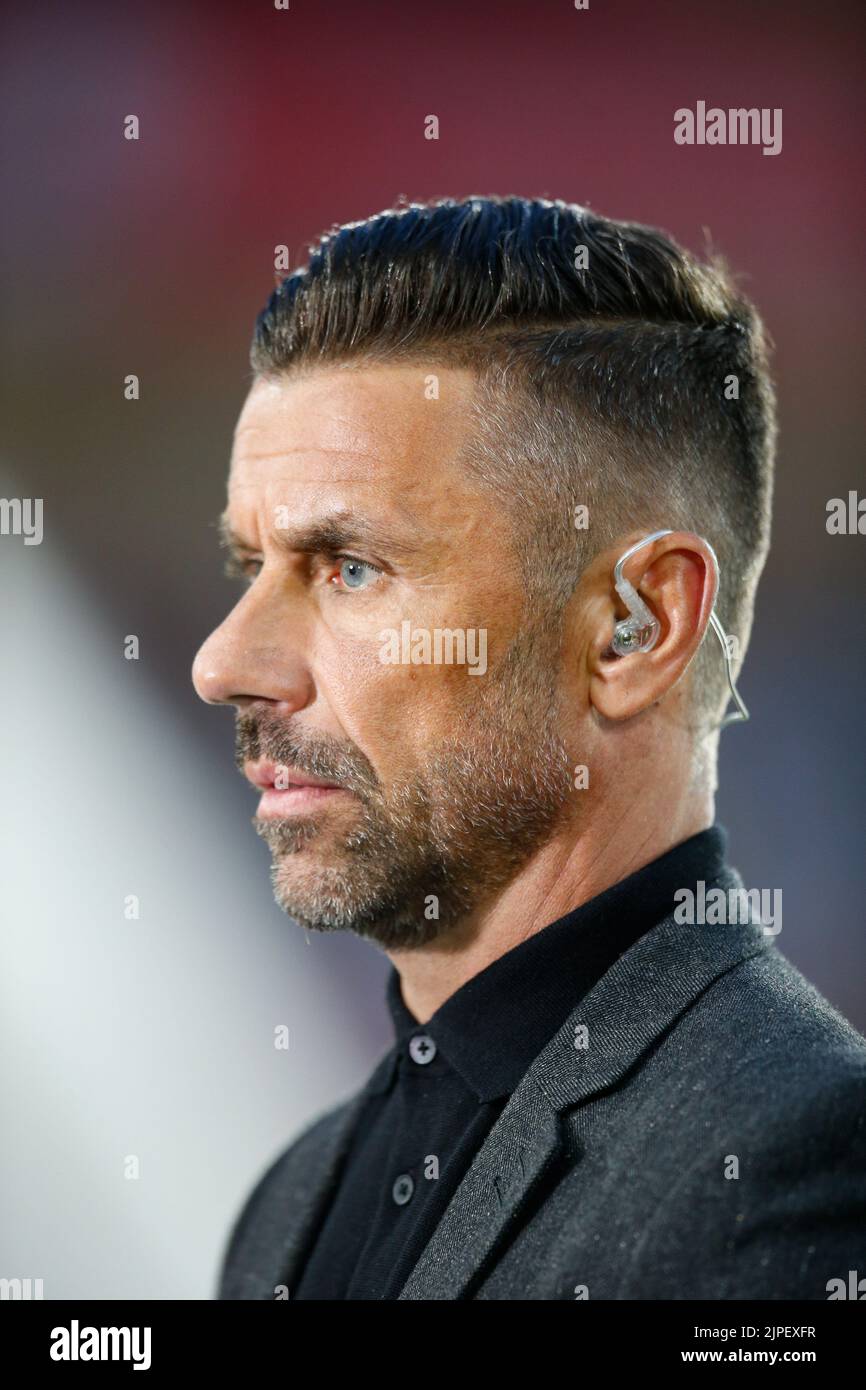 Sheffield, UK. 17th Aug, 2022. Kevin Phillips in attendance working for sky sports in Sheffield, United Kingdom on 8/17/2022. (Photo by Ben Early/News Images/Sipa USA) Credit: Sipa USA/Alamy Live News Stock Photo