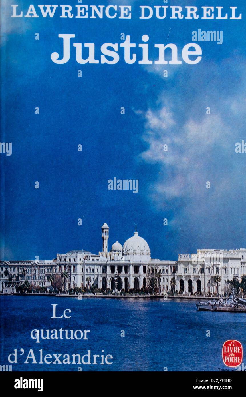 Justine Novel by Lawrence Durrell 1957 Stock Photo Alamy