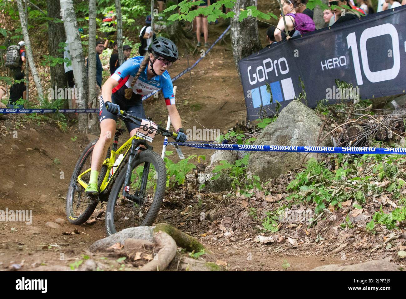 August 07, 2022 Emma Olson of Canada (65) races in the WomenÕs Cross