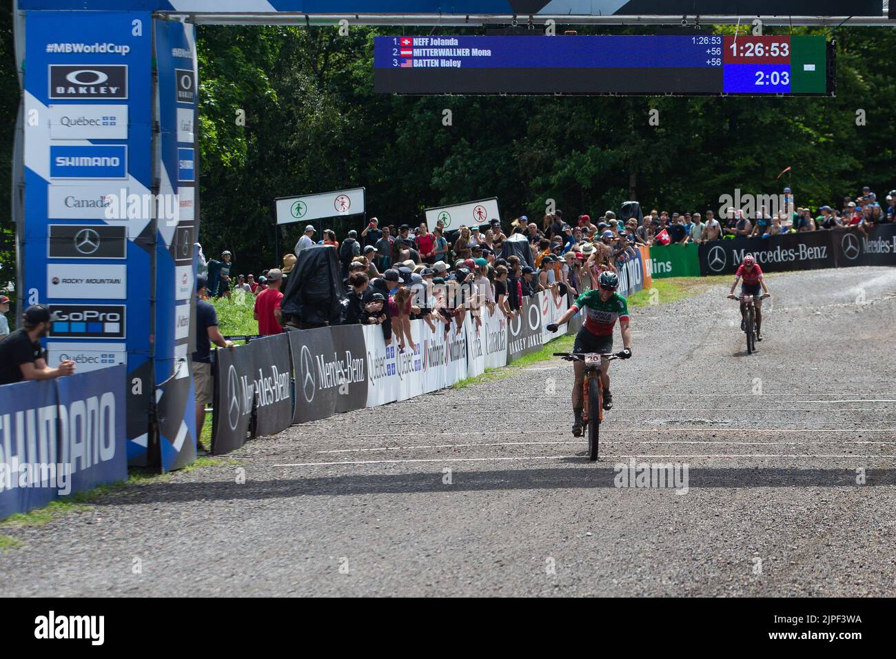 August 07, 2022 Martina Berta of Italy (20) races to the finish line