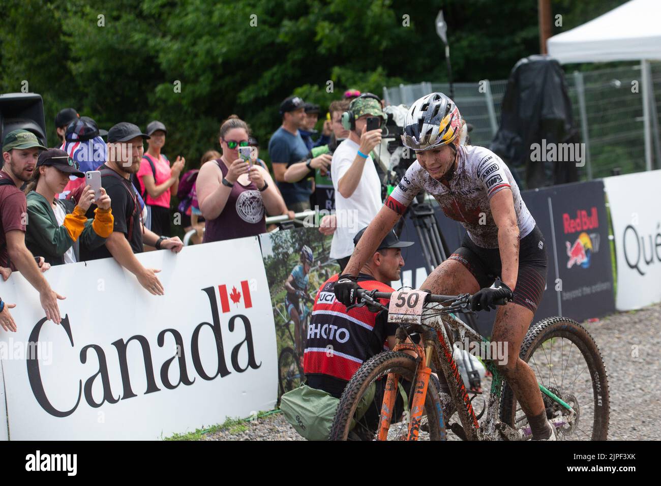 August 07, 2022 Emily Batty of Canada (50) after finishing the WomenÕs