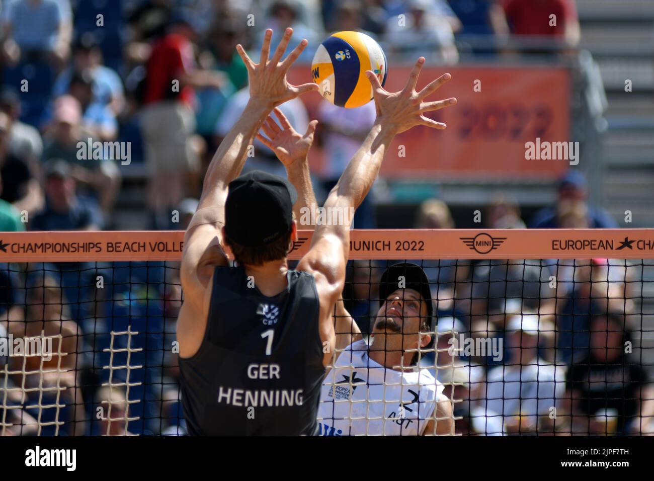Christoph Dressler (Austria), Paul Henning (Germany). Beach Volley