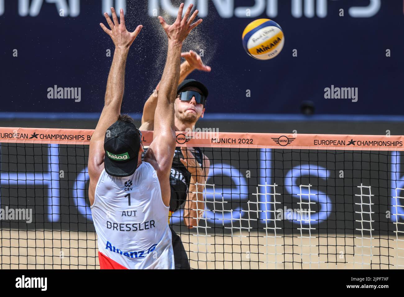 Christoph Dressler (Austria), Paul Henning (Germany). Beach Volley