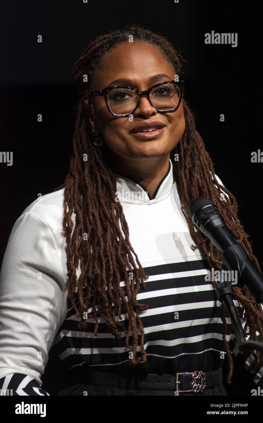 Ava Duvernay at the Academy Museum of Motion Pictures in Los Angeles, CA Stock Photo