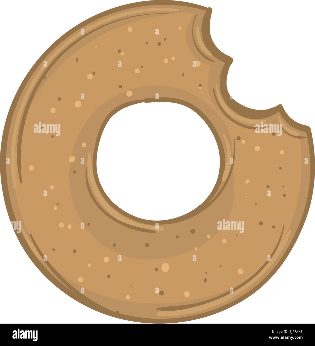 Isolated donut icon Bakery product Vector Stock Vector Image & Art - Alamy