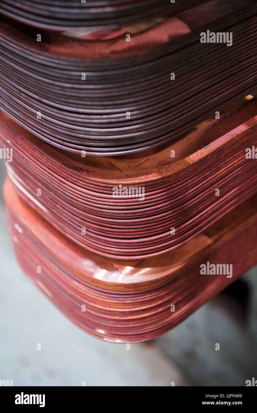 Thin copper plates hi-res stock photography and images - Alamy