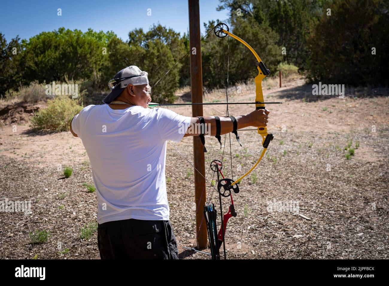 Archery at Ojo Santa Fe Spa Resort Stock Photo Alamy