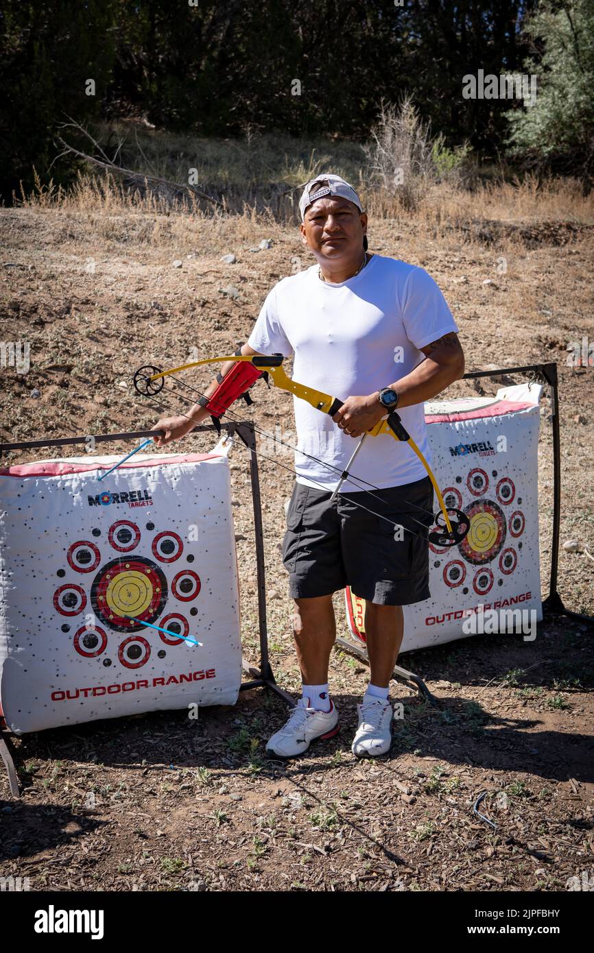 Archery at Ojo Santa Fe Spa Resort Stock Photo Alamy
