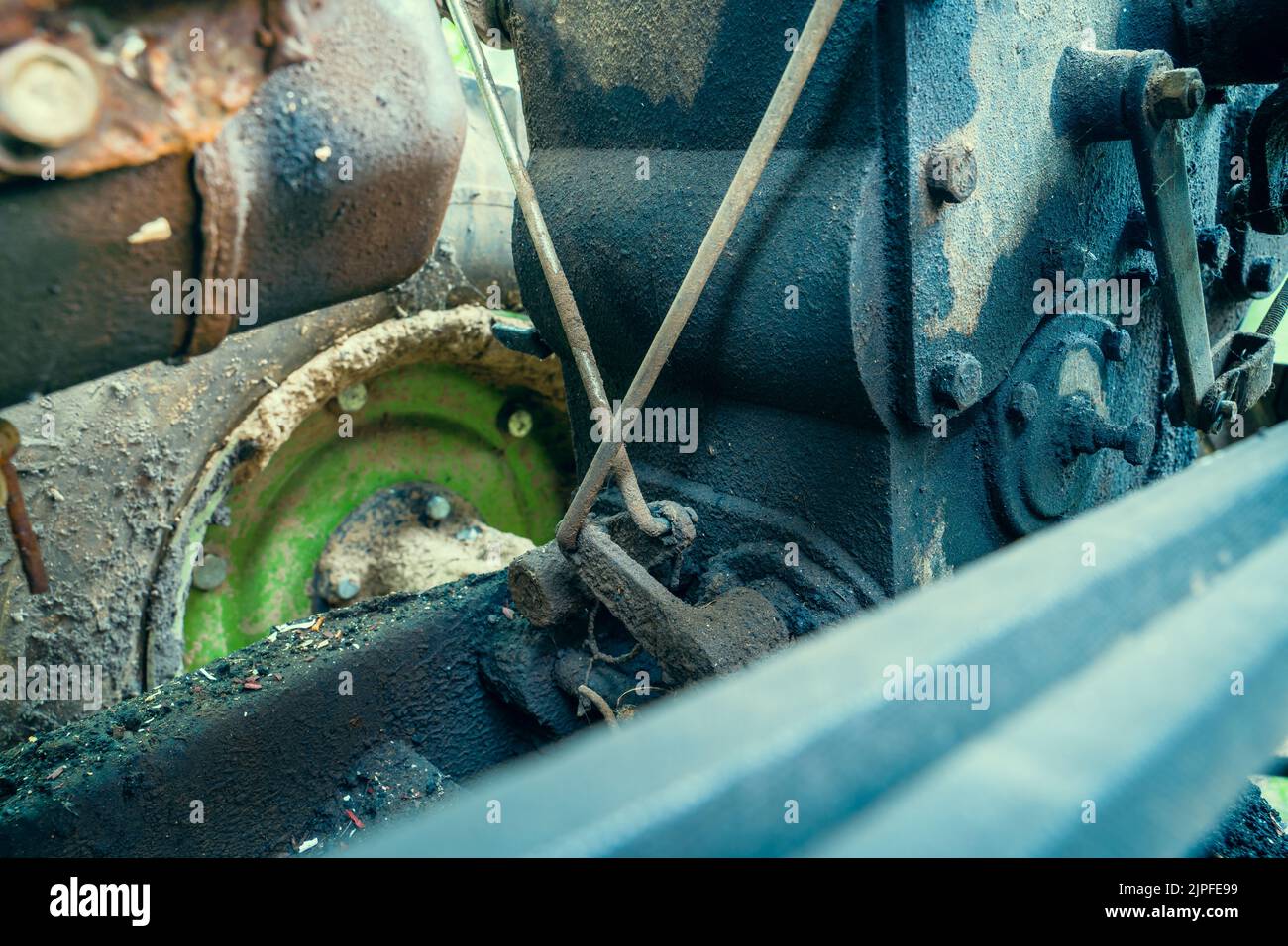 The power unit of the running gear of the walkbehind tractor. Wheel