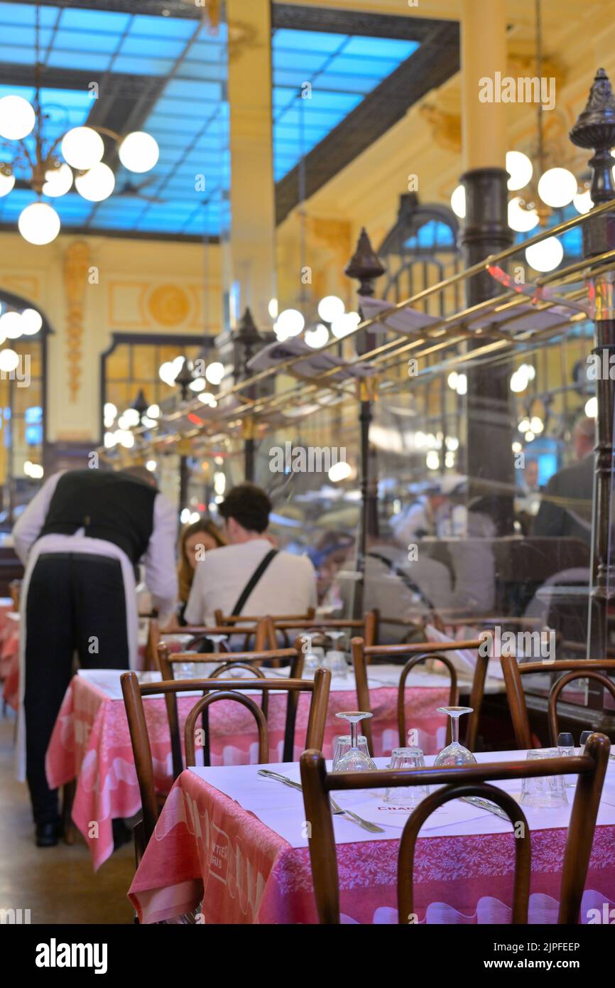 The historic and extremely popular Bouillon Chartier restaurant (since