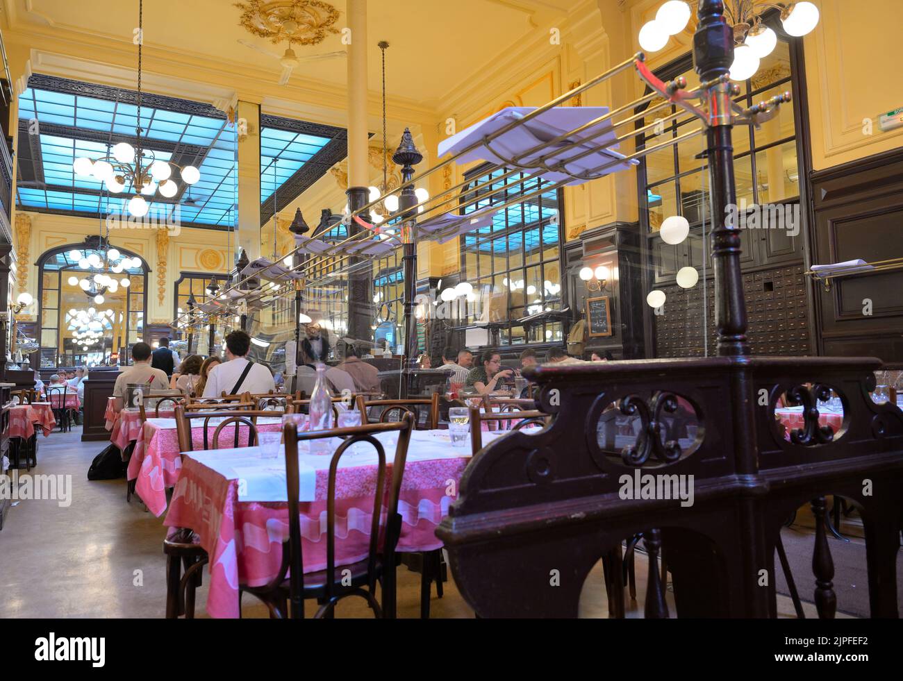 The historic and extremely popular Bouillon Chartier restaurant (since