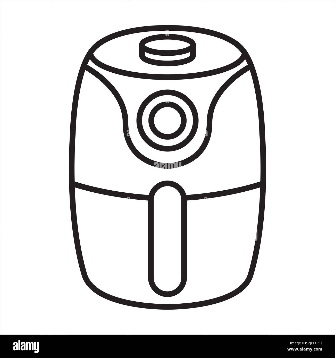 cooking air fryer appliance icon vector for graphic design, logo