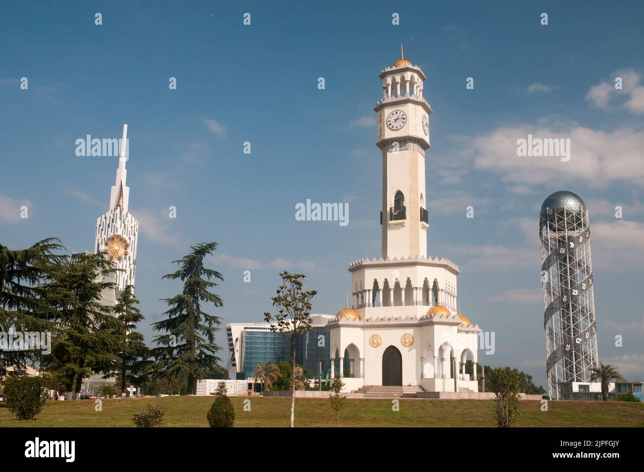 Chacha Clocktower at, Batumi, a port city on the Black Sea in modern-day Georgia Stock Photo