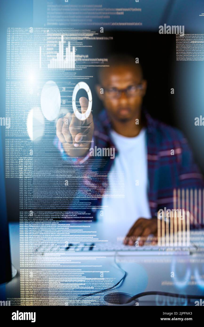 Male at computer hi-res stock photography and images - Alamy