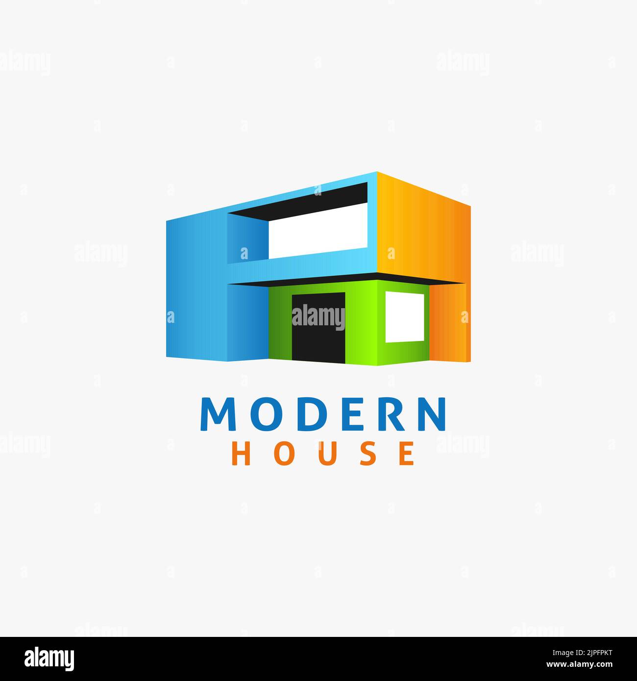 Modern house logo design Stock Vector Image & Art - Alamy