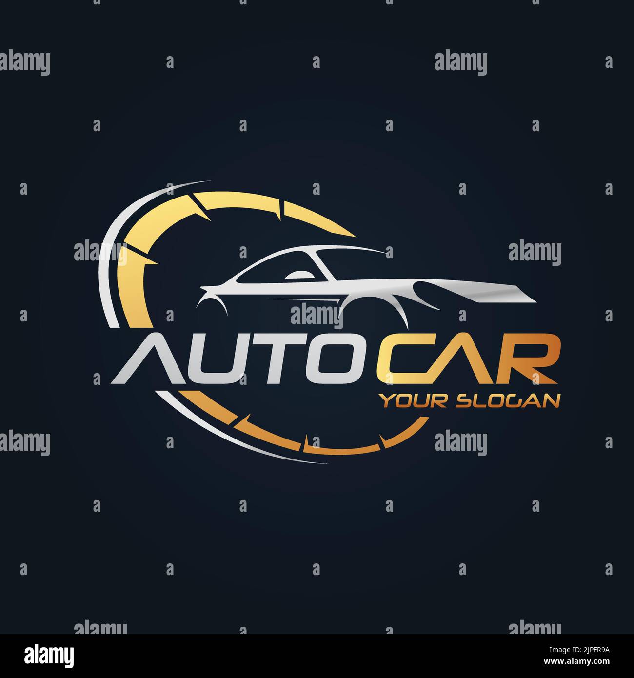 Car Logo Design, Premium Car Brand Logo Vector Design Stock Vector