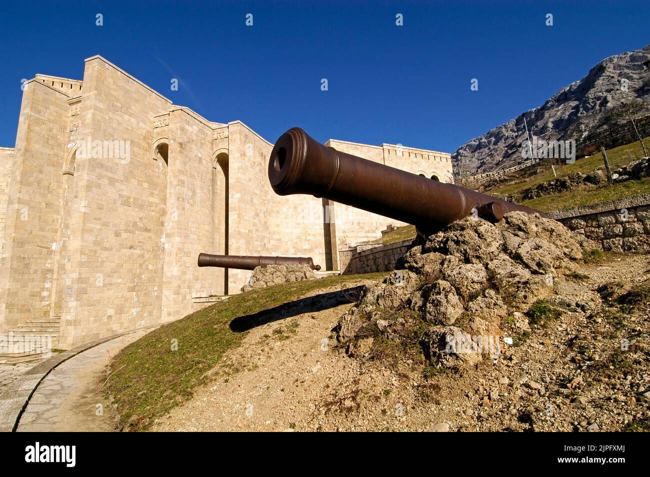 Skanderbeg Museum, Kruja, Albania Stock Photo