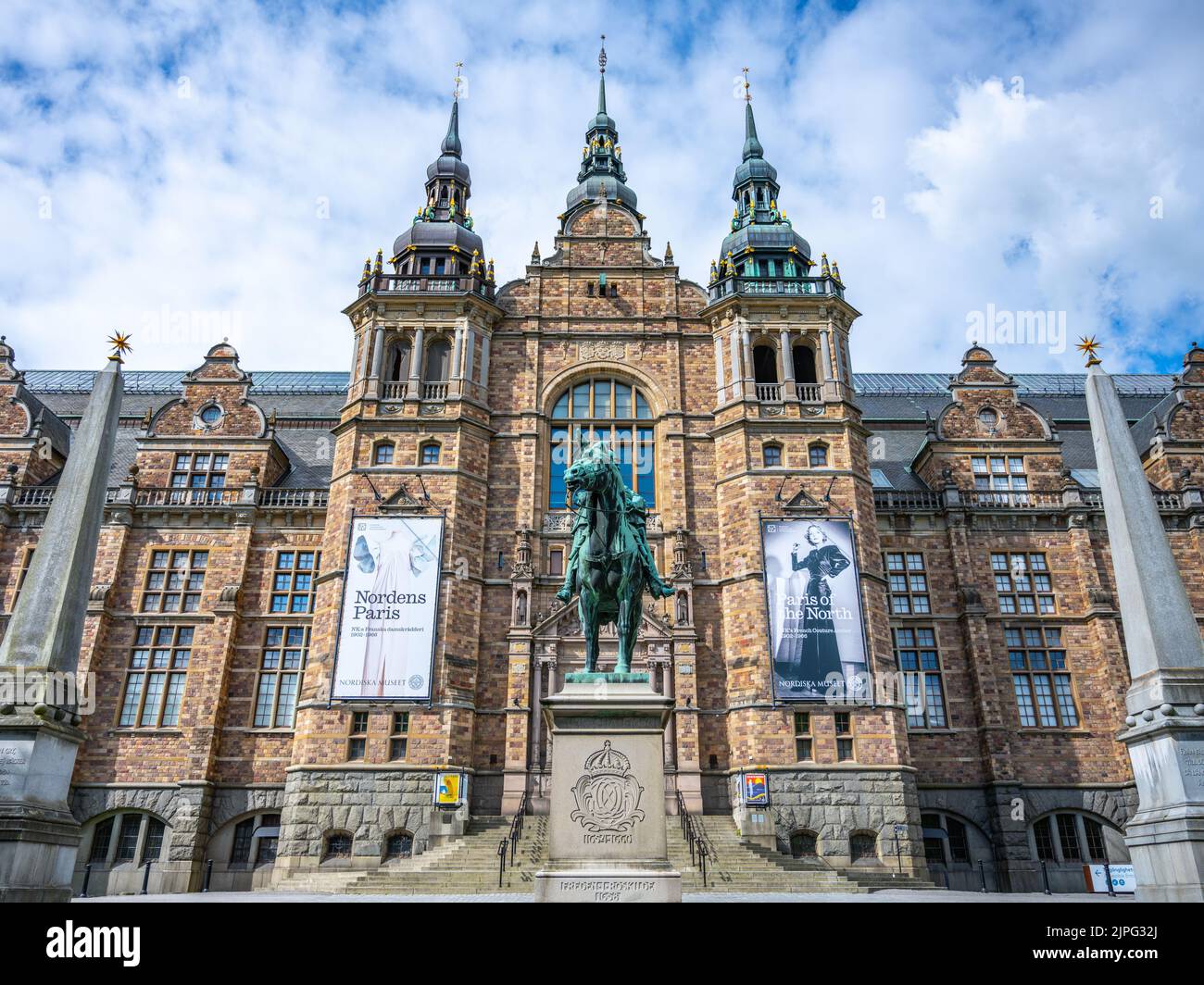 Historical building of Nordic Museum in Stockholm Stock Photo Alamy