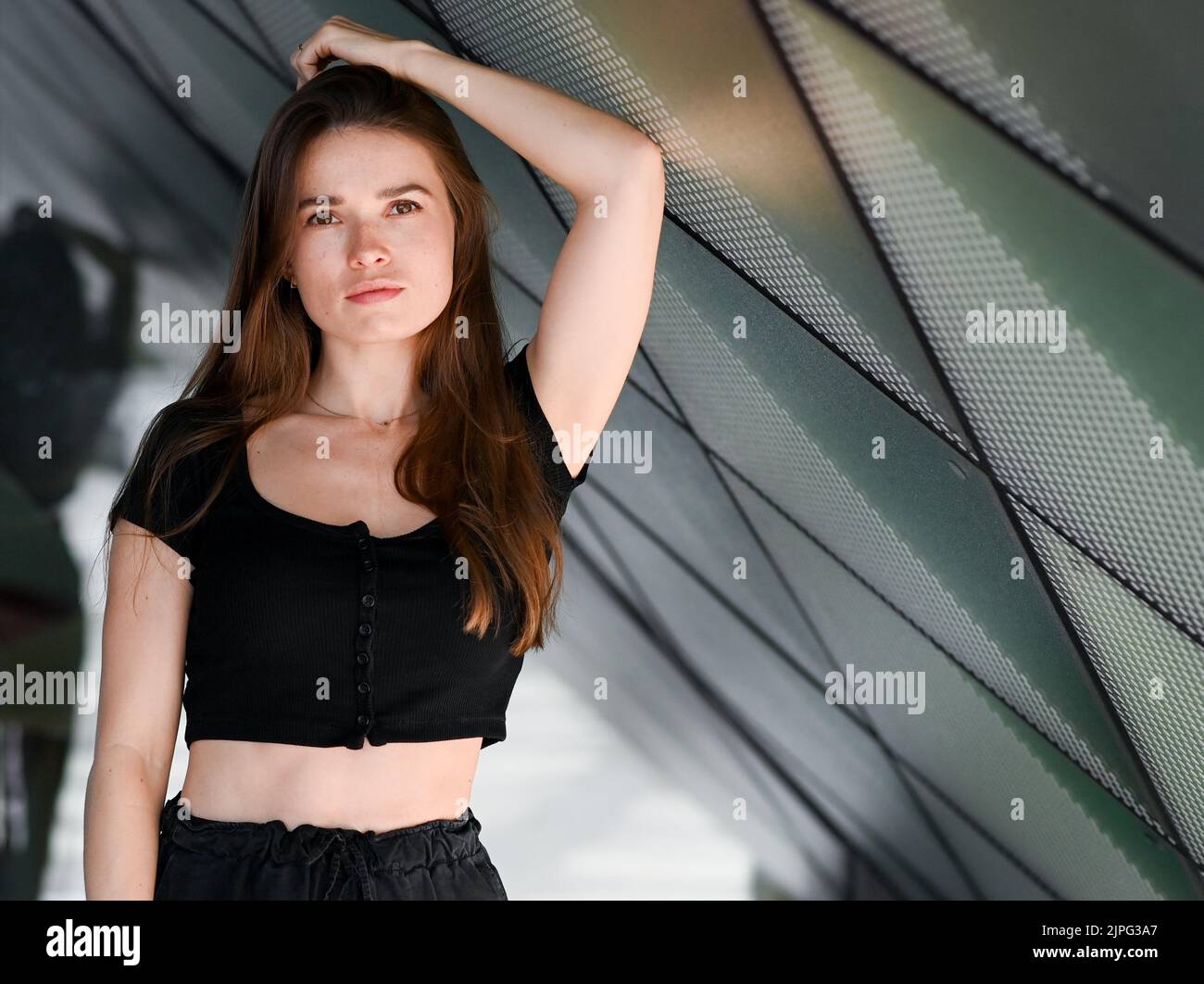 Berlin, Germany. 10th Aug, 2022. Actress Zoe Moore at an exclusive