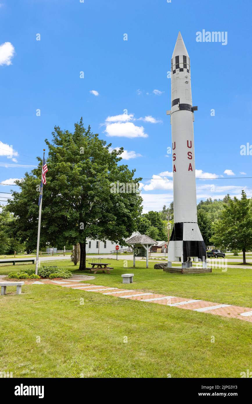A beautiful shot of a Redstone Rocket in New Hampshire Stock Photo - Alamy