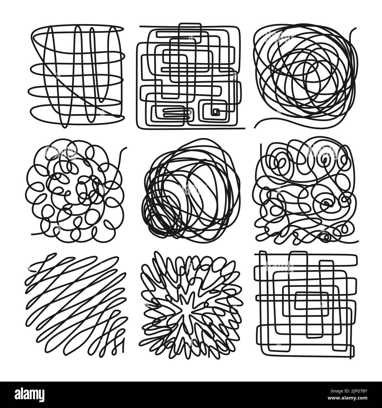 Straight Line Art Patterns