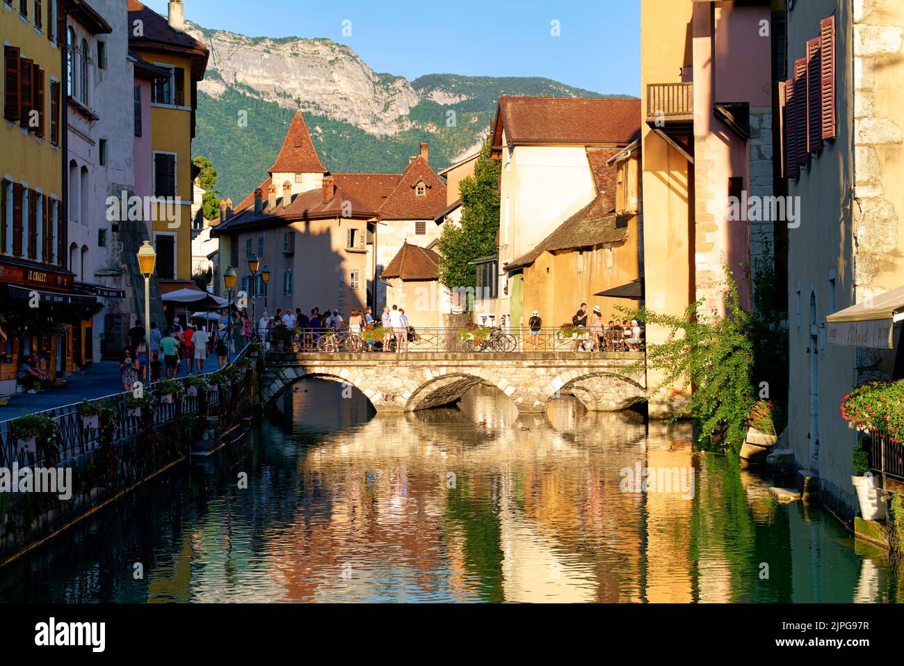 Annecy Haute Savoie France. The Thiou river Stock Photo - Alamy