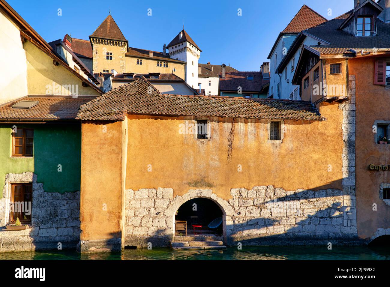 Annecy Haute Savoie France. The old town Stock Photo