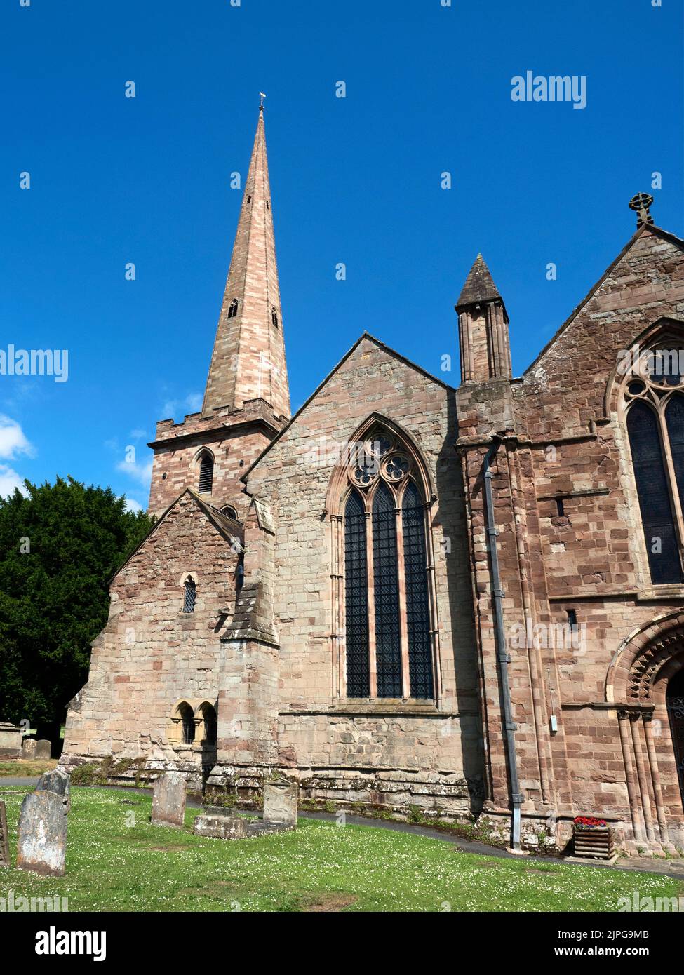 Church of St Michael and All Angels at Ledbury Herefordshire England Stock Photo