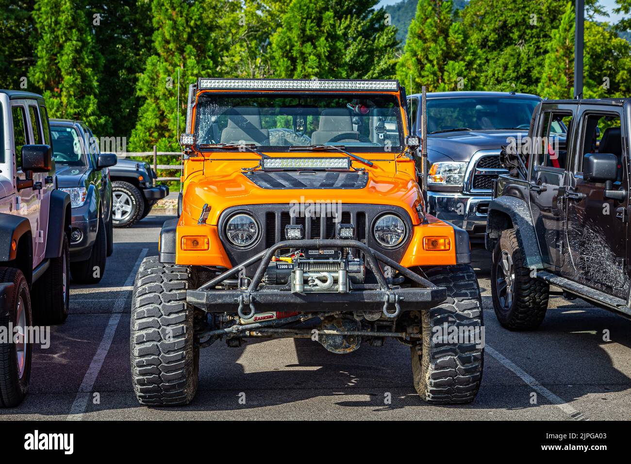 Pigeon TN August 25, 2017 Modified Jeep Wrangler Sport TJ