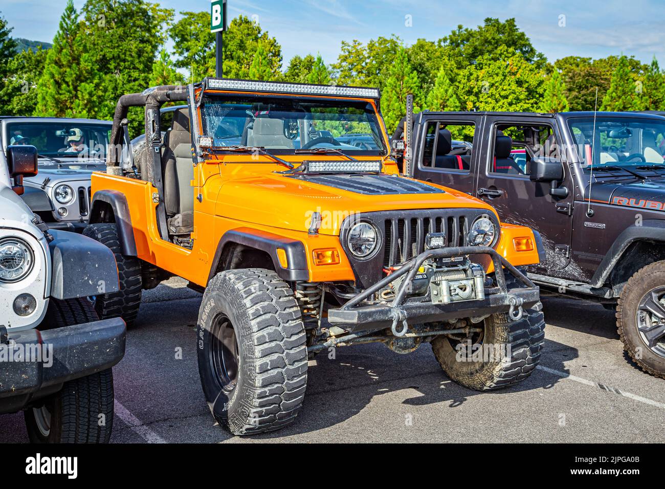 Pigeon TN August 25, 2017 Modified Jeep Wrangler Sport TJ