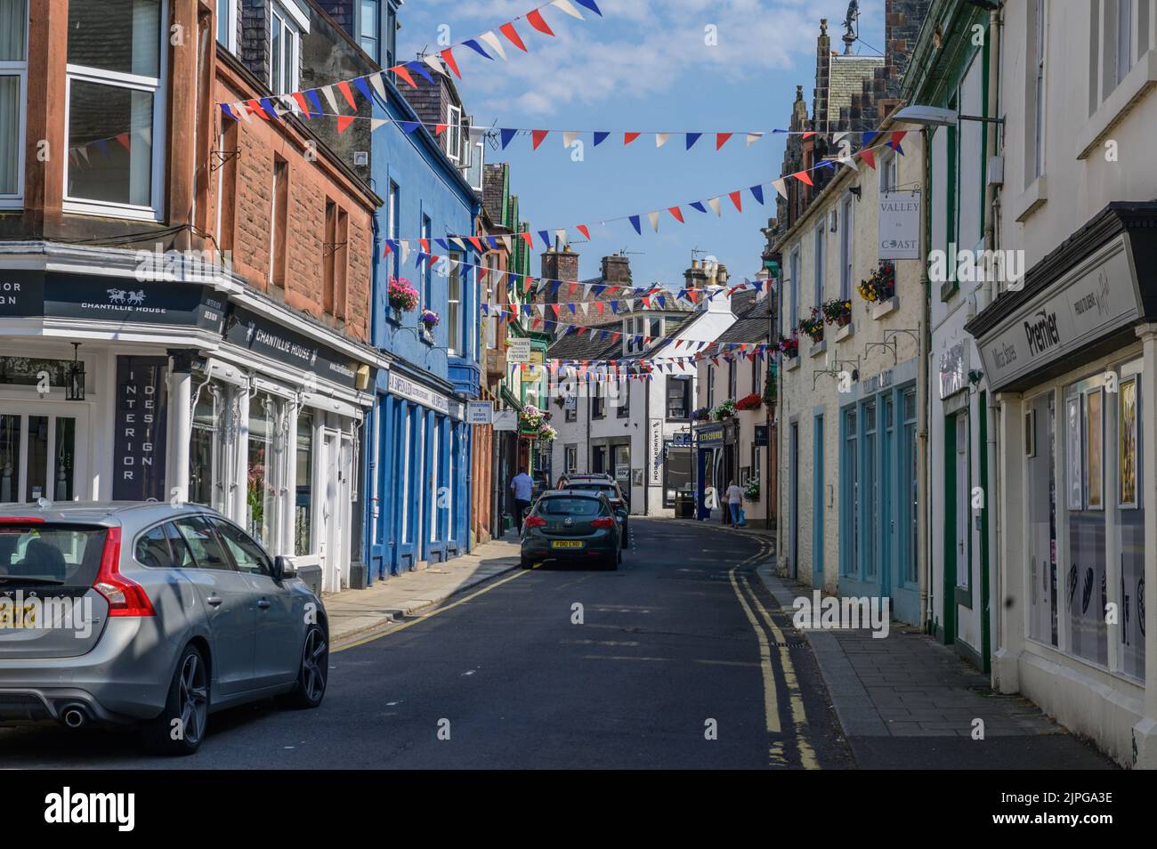 Star Street in Moffat, Dumfries and Galloway, Scotland Stock Photo