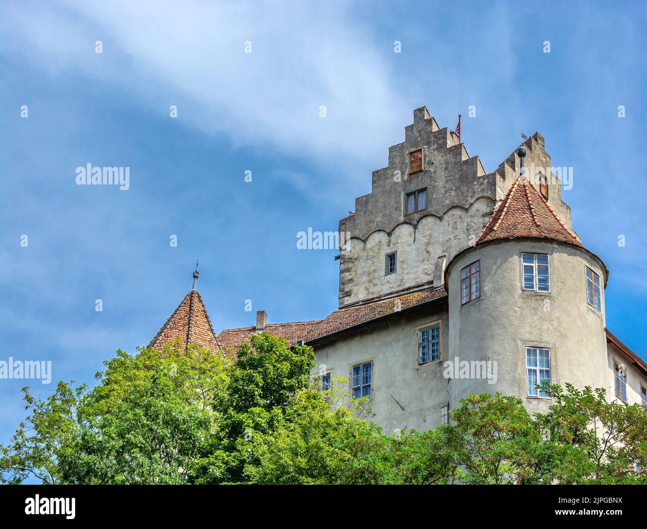 BADEN-WUERTTEMBERG : Castle Meersburg Stock Photo