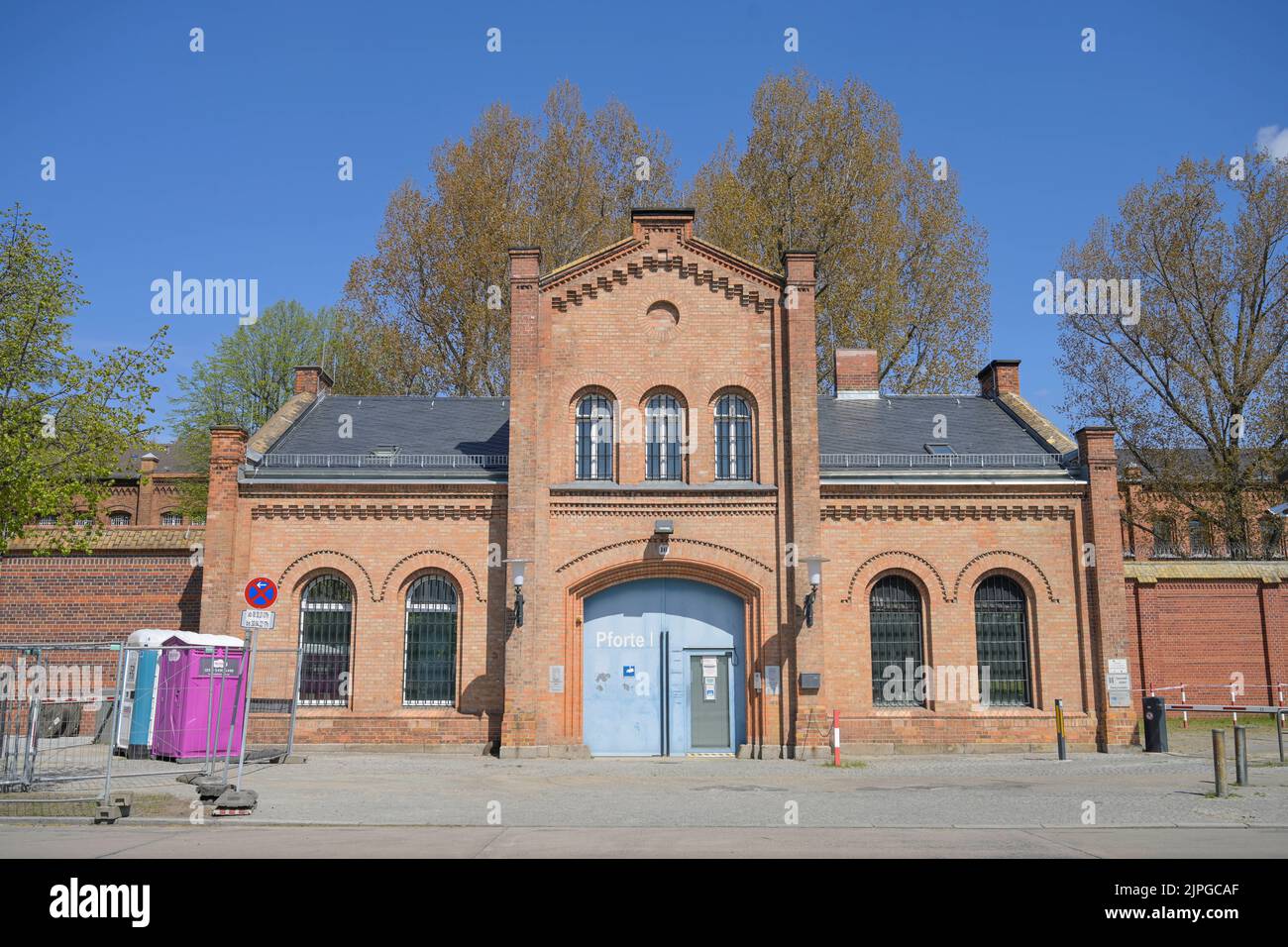 Pforte 1, JVA Plötzensee, Friedrich-Olbricht-Damm, Charlottenburg-Nord, Berlin, Deutschland Stock Photo