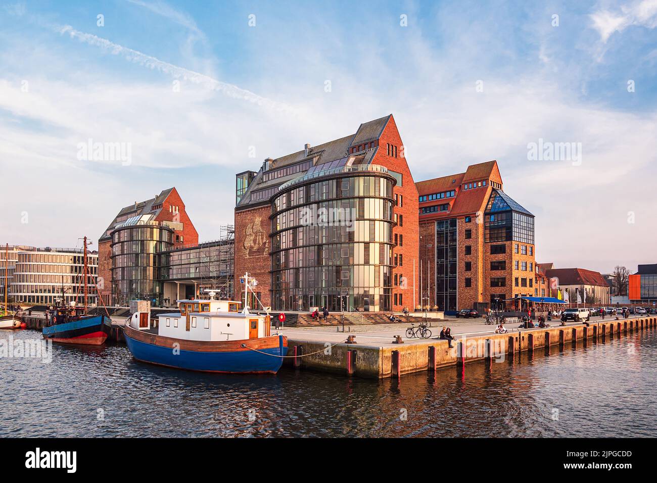 rostock, silohalbinsel, rostocks Stock Photo Alamy