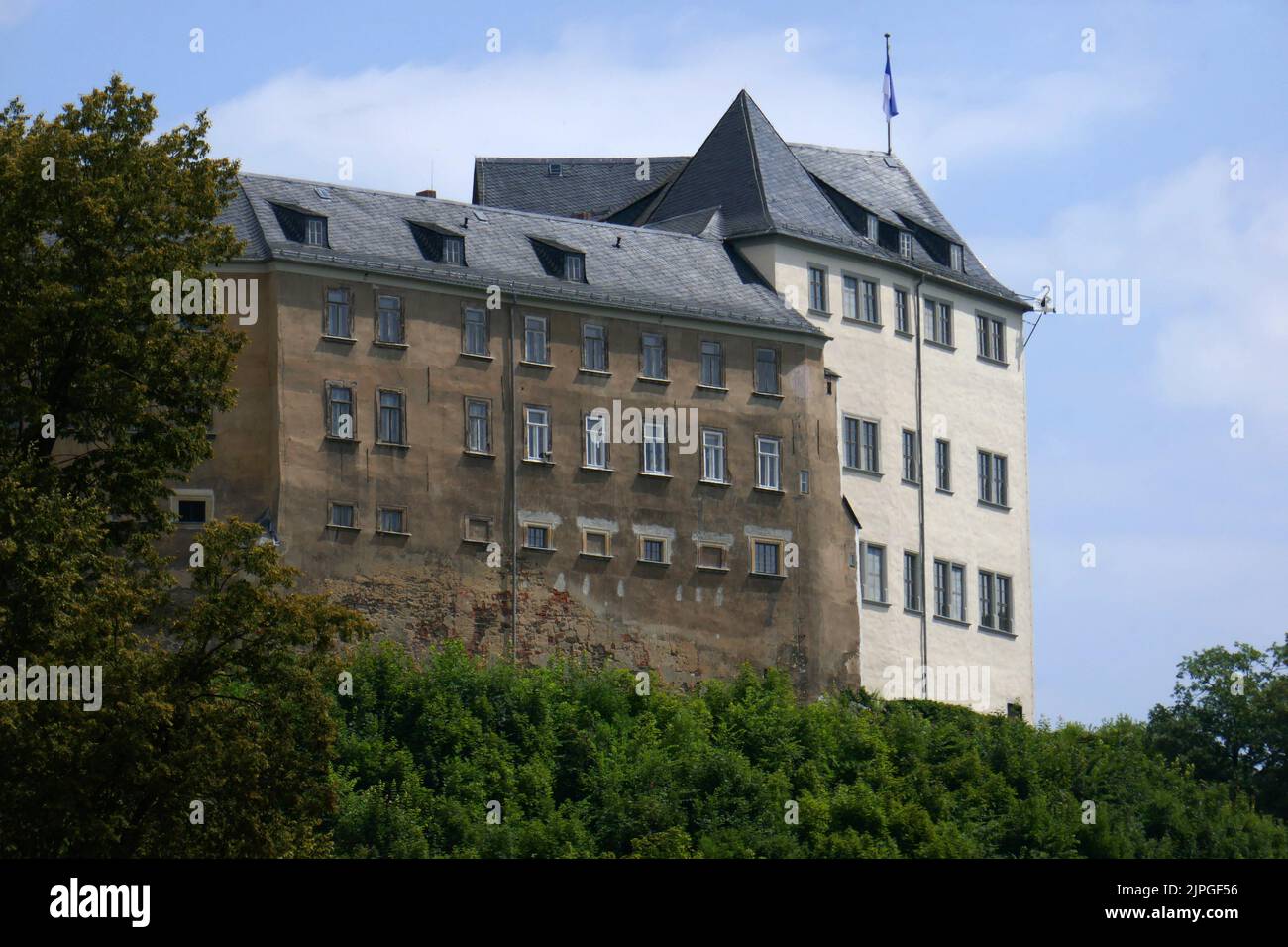 greiz, oberes schloss Stock Photo