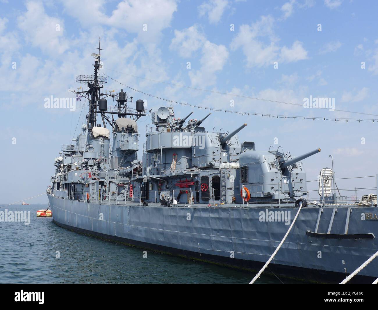 WW2 American destroyer Stock Photo - Alamy